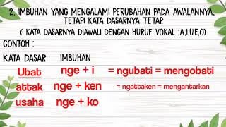 Kata Berimbuhan ' Bahasa Lampung' kelas 4 semester 1