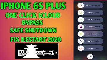 [Windows] One click Bypass iCloud IOS 13.3 - 13.3.1  13.4.1 Safe Shutdown Fix Restart 2020