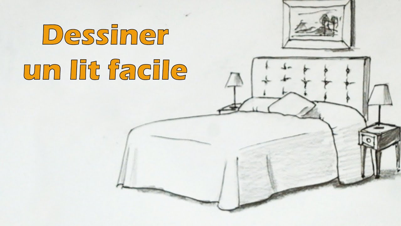 Comment Dessiner Un Lit Facile En Perspective Youtube