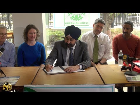 Hoping to be carbon neutral, Hoboken Mayor Bhalla signs climate action plan exec order