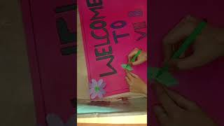 Making Chart Paper For Welcome To Class