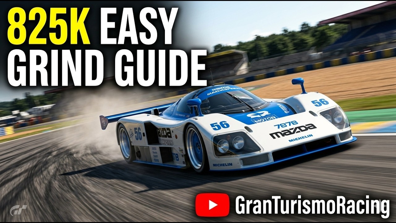 GT7 Les Mans 700: EASY 825K Credit Grind! MAZDA 787b (+ Setup