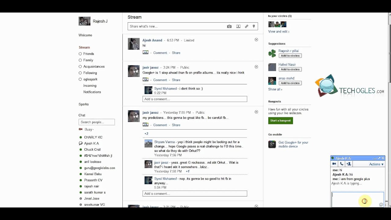 How To Chat On Google Plus Video YouTube