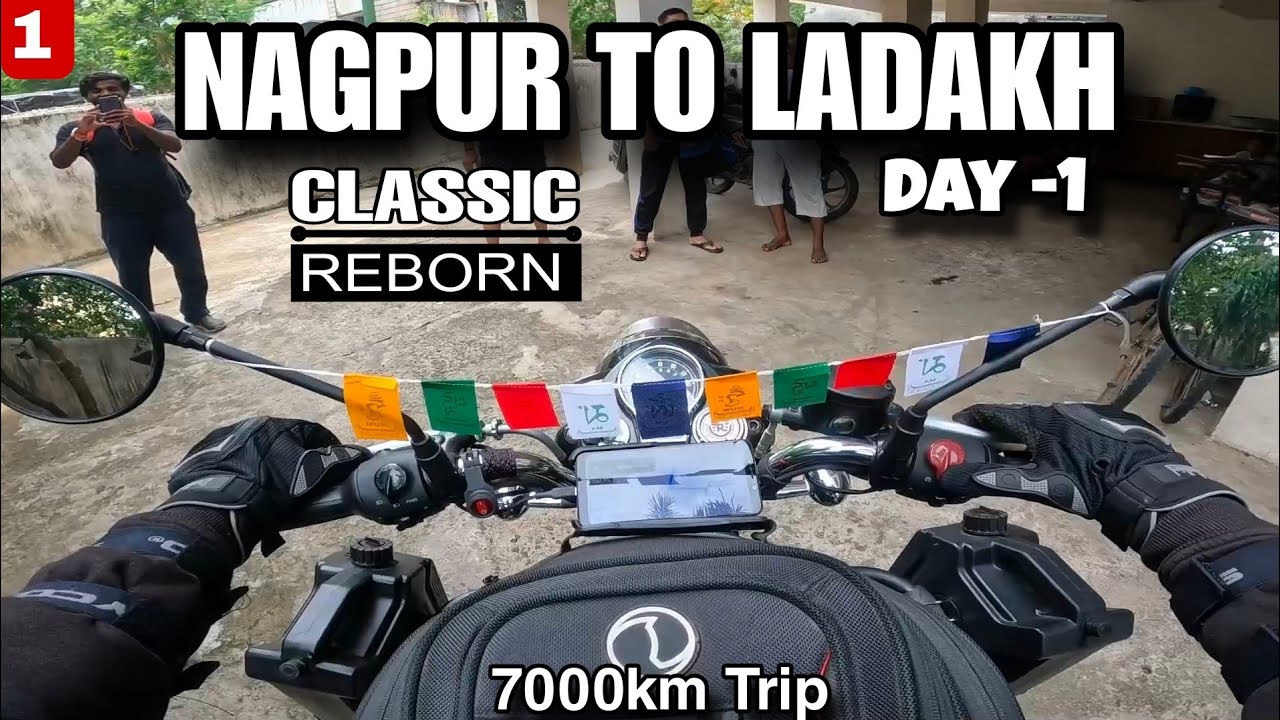 Maharashtra Nagpur to ladakh 7000km Round trip with pillion | RoyalEnfield classic 350 Reborn 2023