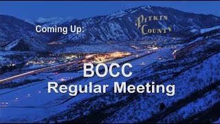 BOCC Regular Meeting (4th Wednesdays) - 01/25/2023