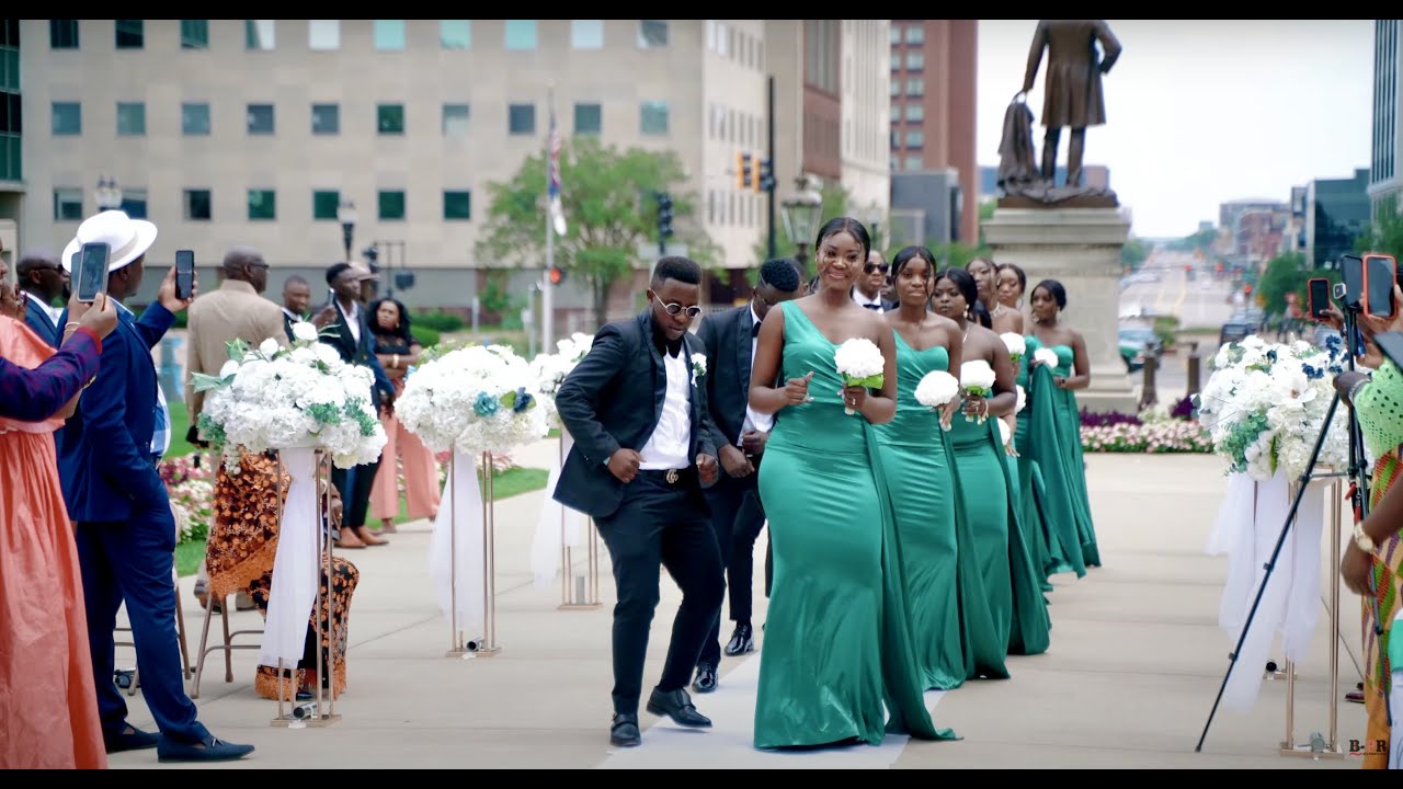 Beautiful CentralAfricaine Wedding Entrance Dance