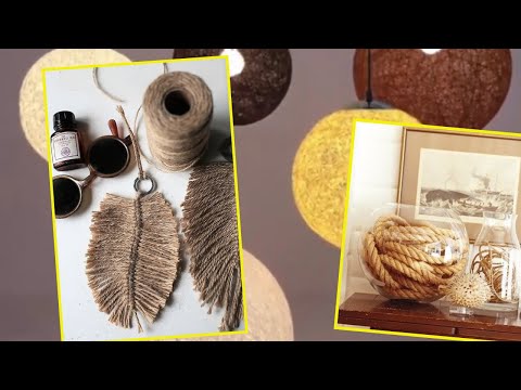 Video: Rope In Interior Decor: Some Original Ideas