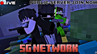 (MINECRAFT)  OFFICIALLY LAUNCHING THE SG NETWORK 🔥 ( SEASONE 1 ) #minecraft