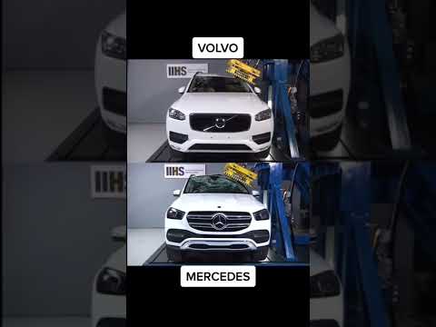 Volvo vs Mercedes КРАШТЕСТ #краштест #volvo #mercedes #уничтожил #аварии #проверка #опыт