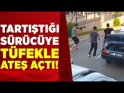 Adana'da yol ortasında sopalı, tüfekli kavga! | A Haber