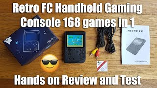 retro fc handheld game console