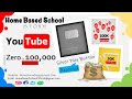 Silver Play Button | YouTube Reward | Home Based School Story From 2018 to 2021
