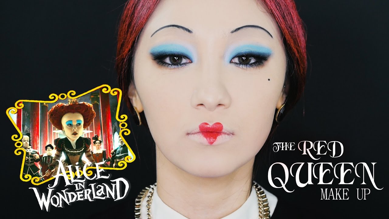 Daae 다애] 🎃할로윈🎃 '이상한 나라의 앨리스' 하트 여왕 메이크업 - Youtube