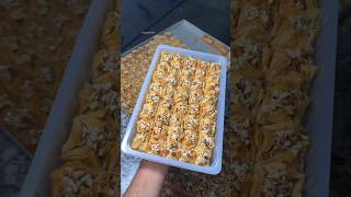 How to make Baklava sweets ? #shortvideo #ytshorts