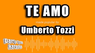 Umberto Tozzi  Te Amo versin Karaoke