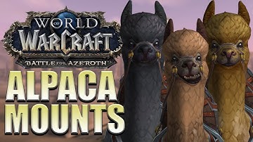 The 3 ALPACA MOUNTS & Where to Find Them! | Patch 8.3