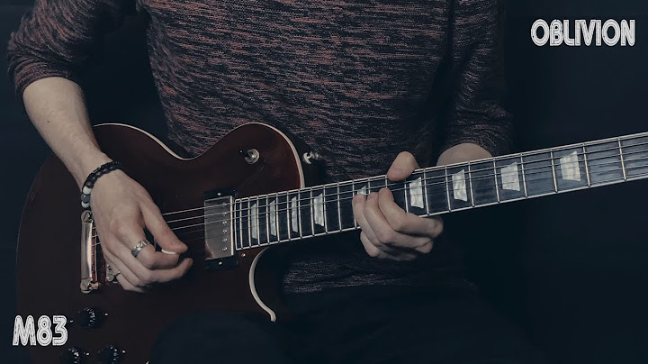 Oblivion Guitar version - Guitar performance video thumbnail