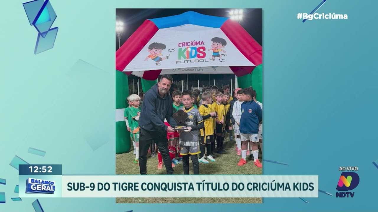 Criciúma conquista título do Criciúma Kids na categoria Sub-9