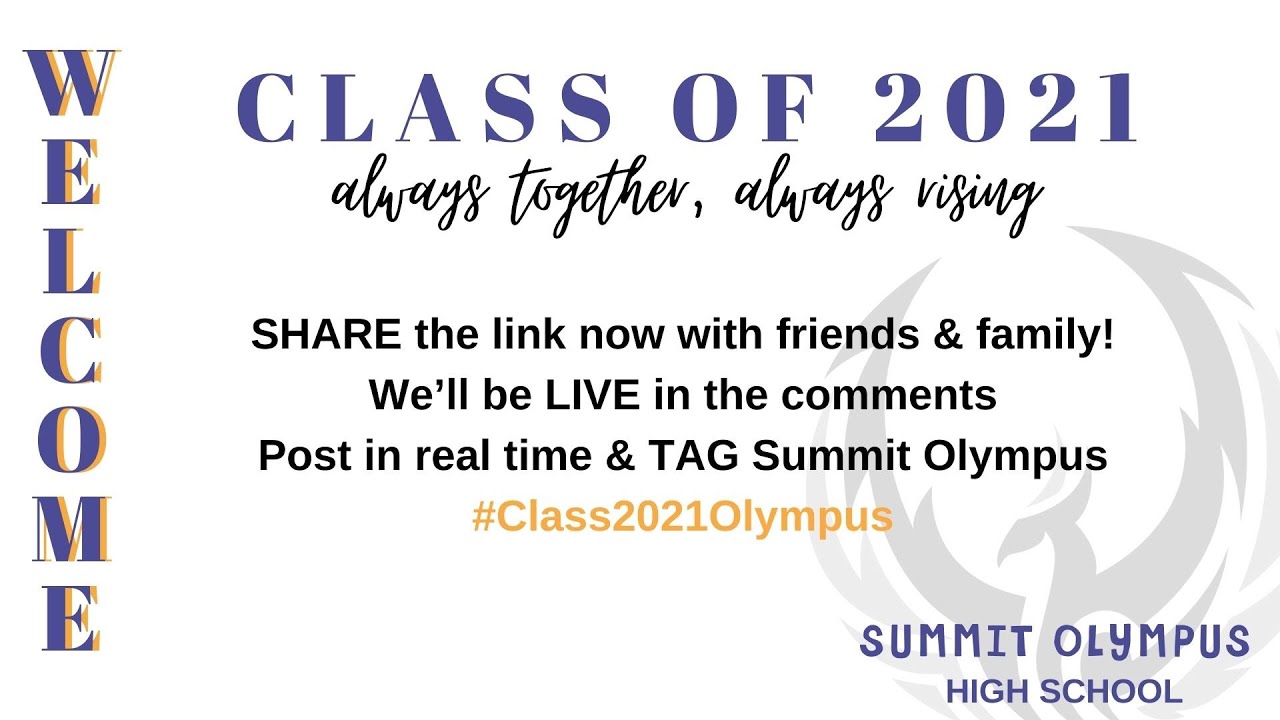 Class of 2021 Commencement: Summit Olympus High School - YouTube