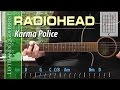 Radiohead - Karma Police guitar lesson