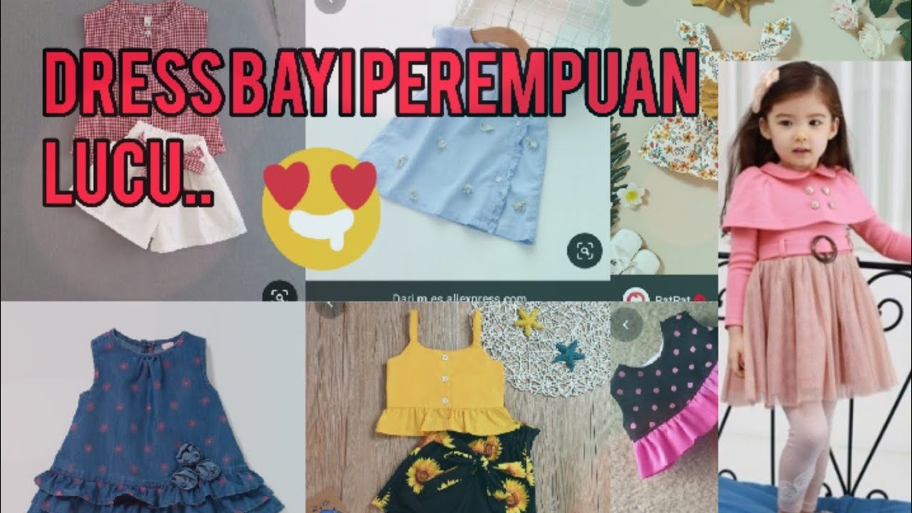 model baju  anak  perempuan  terbaru  2020  ala pinterest 