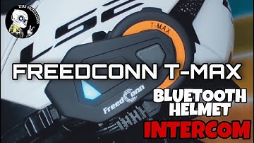 Freedconn T-MAX helmet intercom | Unboxing, Installation and Tutorial