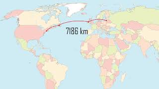 'Lituanica' Flight over the Atlantic