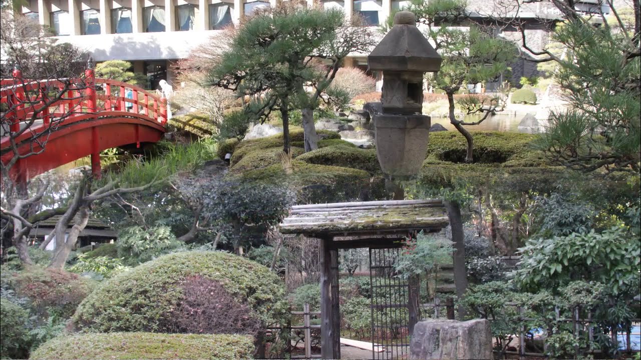 紀尾井町ホテルニューオータニ日本庭園 Youtube