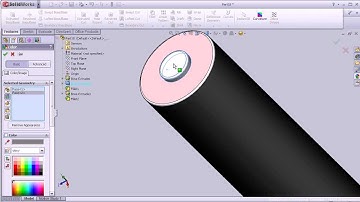 SOLIDWORKS P-TUTORIAL #:  AA Battery Painting, pt2