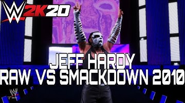 wwe 2k20 Jeff hardy update model/RAW VS SMACKDOWN 2010.