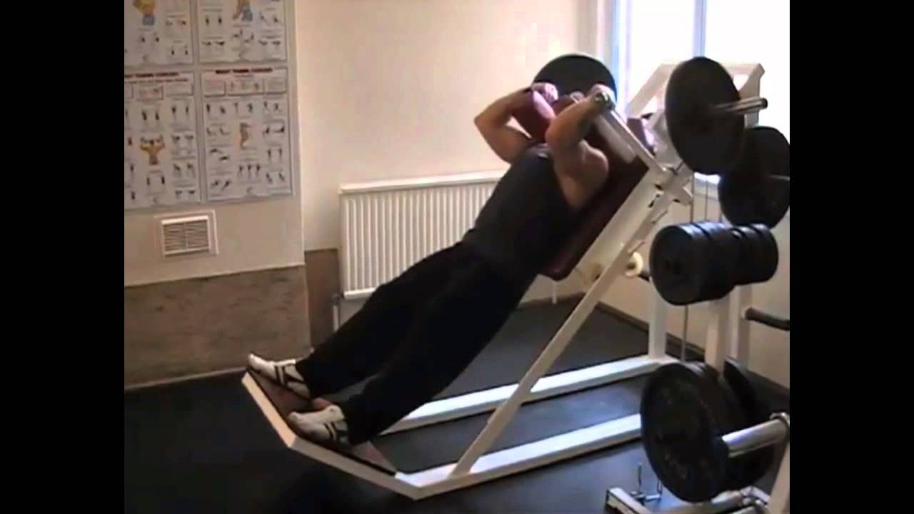 Wide Hack Squat - YouTube