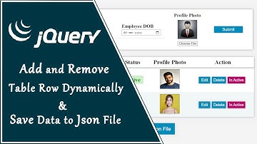 Dynamic Table: CRUD operation with Save Data Permanently without Database 💾
