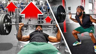 My Full Body Weightlifting PR! Bench Press, Squat, Deadlift Max Out!
