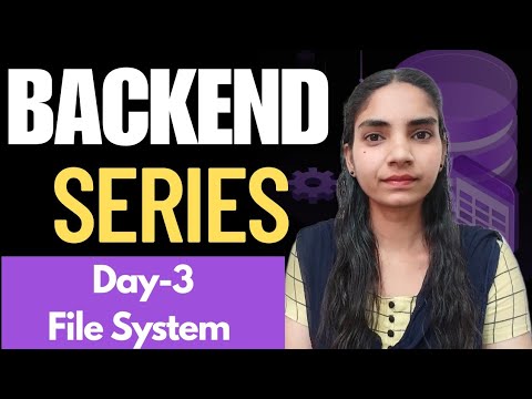 Nodejs File System With All File Functions | Backend Series - YouTube