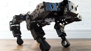 Robot dog (Lynxmotion SES V2 mechDOG BETA) by Mech-Dickel Robotics 3,099 views 2 years ago 1 minute, 25 seconds