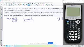 MAT100: Chapter 1 - Finding Equation Given 2 Points