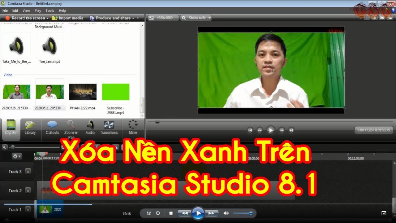 Hướng dẫn Xóa phông xanh Camtasia Đơn giản và hiệu quả