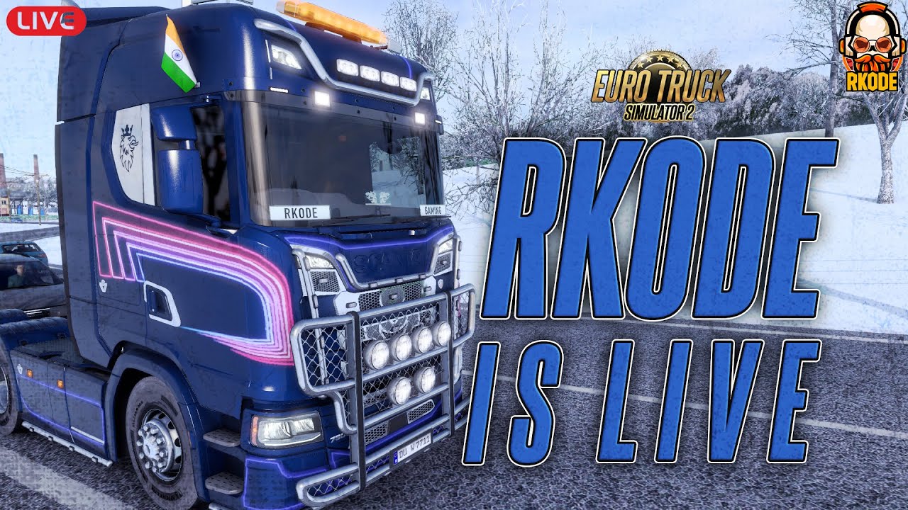  frosty winter ets2 live euro truck simulator 2 chill 