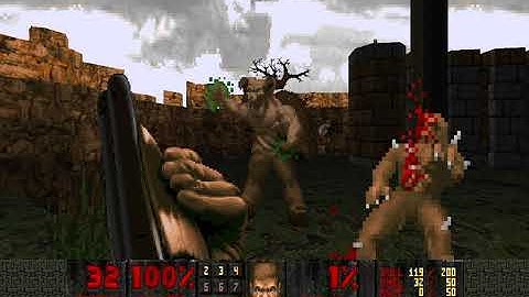 Doom: Congestion 1024 - Map02: Garden of the Descent (100%)