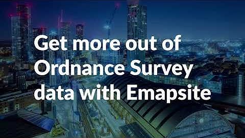 Ordnance Survey PSGA with Emapsite