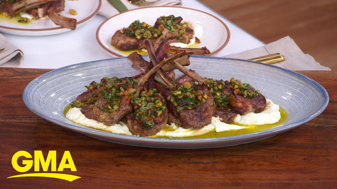 Union Square Café chef preps lamb chops