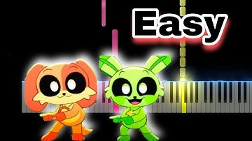 Smiling Critters Dance Challenge (Easy Piano Tutorial)