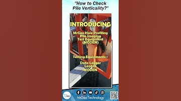 How to Check Pile Verticality with MrGeo MODEN?