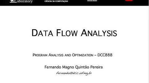 Introduction to Data Flow Analysis