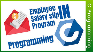 Employee Salary Slip Program | C Programing |