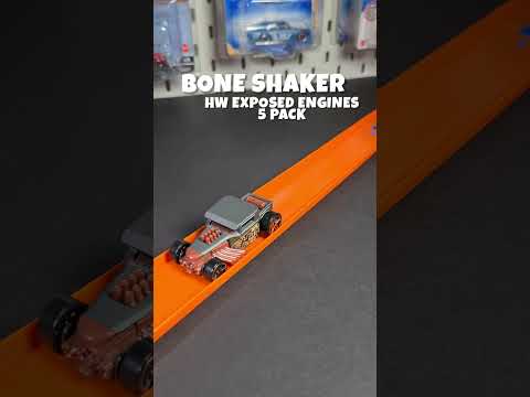 Hot Wheels Bone Shaker - Exposed Engines 5 Pack #shorts #shortsvideo #hotwheels #boneshaker