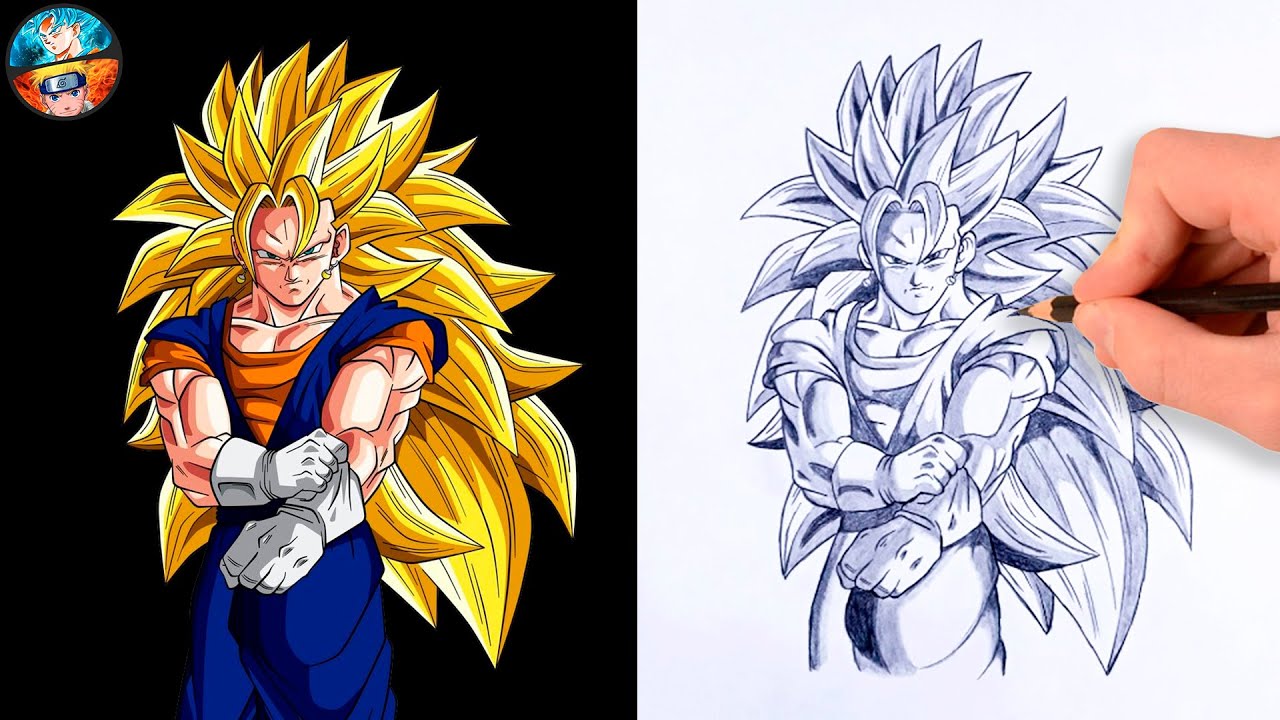 How To Draw Goku ssj 3 / Como desenhar o Goku ssj 3 