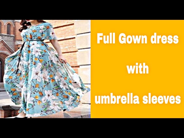 Stylish Grey Embroidery Towel Work Umbrella Design Silk Gown in Kolkata at  best price by Bongfooodie - Justdial
