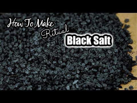 Video: How To Make Black Salt