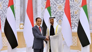 Rangkaian Upacara Penyambutan Resmi Presiden RI di Persatuan Emirat Arab, Abu Dhabi, 12 Januari 2020